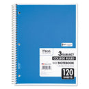 Mead® wholesale. Spiral Notebook, 3 Subjects, Medium-college Rule, Assorted Color Covers, 11 X 8, 120 Sheets. HSD Wholesale: Janitorial Supplies, Breakroom Supplies, Office Supplies.