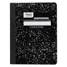 Load image into Gallery viewer, Mead® wholesale. Square Deal Composition Book, Medium-college Rule, Black Cover, 9.75 X 7.5, 100 Sheets. HSD Wholesale: Janitorial Supplies, Breakroom Supplies, Office Supplies.