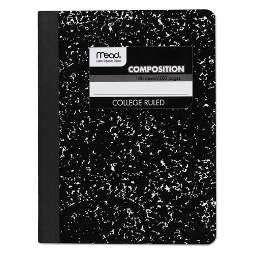 Mead® wholesale. Square Deal Composition Book, Medium-college Rule, Black Cover, 9.75 X 7.5, 100 Sheets. HSD Wholesale: Janitorial Supplies, Breakroom Supplies, Office Supplies.