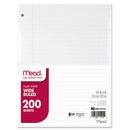 Mead® wholesale. Filler Paper, 3-hole, 8 X 10.5, Wide-legal Rule, 200-pack. HSD Wholesale: Janitorial Supplies, Breakroom Supplies, Office Supplies.