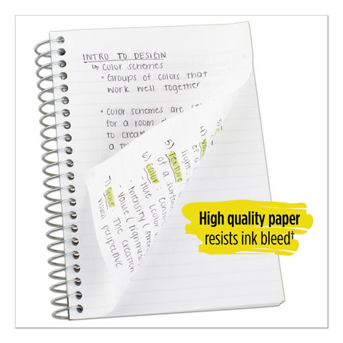 Five Star® wholesale. Wirebound Notebook, 1 Subject, Medium-college Rule, Red Cover, 11 X 8.5, 100 Sheets. HSD Wholesale: Janitorial Supplies, Breakroom Supplies, Office Supplies.