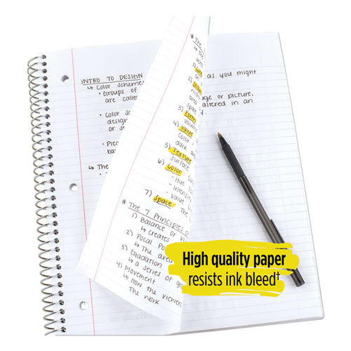 Five Star® wholesale. Wirebound Notebook, 1 Subject, Medium-college Rule, Green Cover, 11 X 8.5, 100 Sheets. HSD Wholesale: Janitorial Supplies, Breakroom Supplies, Office Supplies.