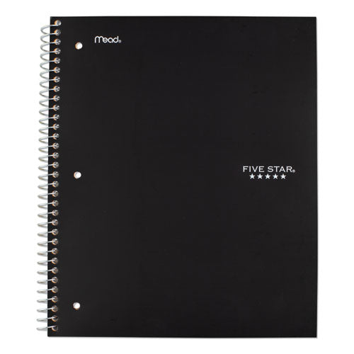 Five Star® wholesale. Wirebound Notebook, 1 Subject, Medium-college Rule, Black Cover, 11 X 8.5, 100 Sheets. HSD Wholesale: Janitorial Supplies, Breakroom Supplies, Office Supplies.