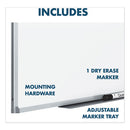 Mead® wholesale. Dry-erase Board, Melamine Surface, 36 X 24, Silver Aluminum Frame. HSD Wholesale: Janitorial Supplies, Breakroom Supplies, Office Supplies.