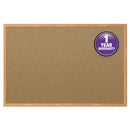 Mead® wholesale. Cork Bulletin Board, 48 X 36, Oak Frame. HSD Wholesale: Janitorial Supplies, Breakroom Supplies, Office Supplies.