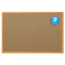 Mead® wholesale. Cork Bulletin Board, 48 X 36, Oak Frame. HSD Wholesale: Janitorial Supplies, Breakroom Supplies, Office Supplies.
