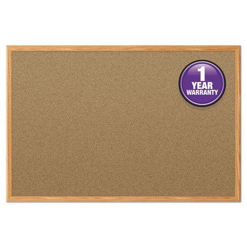 Mead® wholesale. Cork Bulletin Board, 48 X 36, Oak Frame. HSD Wholesale: Janitorial Supplies, Breakroom Supplies, Office Supplies.