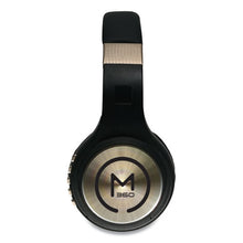 Load image into Gallery viewer, Morpheus 360® wholesale. Serenity Stereo Wireless Headphones With Microphone, Black With Gold Accents. HSD Wholesale: Janitorial Supplies, Breakroom Supplies, Office Supplies.