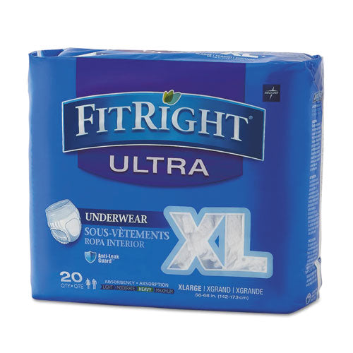 Medline wholesale. MEDLINE Fitright Ultra Protective Underwear, X-large, 56" To 68" Waist, 20-pack. HSD Wholesale: Janitorial Supplies, Breakroom Supplies, Office Supplies.