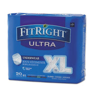 Medline wholesale. MEDLINE Fitright Ultra Protective Underwear, X-large, 56