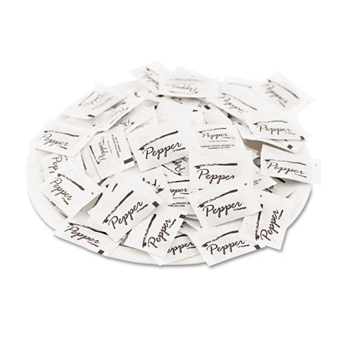Diamond Crystal wholesale. Pepper Packets, 0.1 Grams, 3,000-carton. HSD Wholesale: Janitorial Supplies, Breakroom Supplies, Office Supplies.