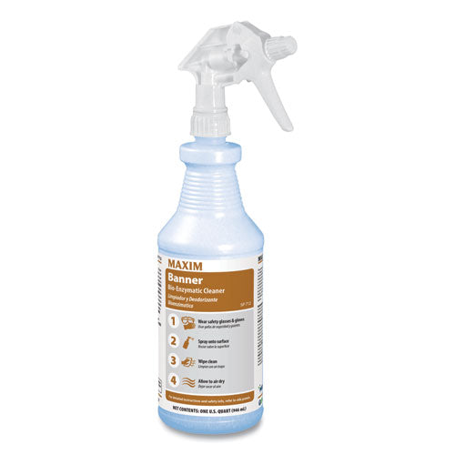 Maxim® wholesale. Banner Bio-enzymatic Cleaner, Fresh Scent, 32 Oz Spray Bottle, 12-carton. HSD Wholesale: Janitorial Supplies, Breakroom Supplies, Office Supplies.