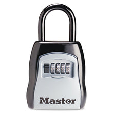 Load image into Gallery viewer, Master Lock® wholesale. Locking Combination 5 Key Steel Box, 3 1-4w X 1 5-8d X 4h, Black-silver. HSD Wholesale: Janitorial Supplies, Breakroom Supplies, Office Supplies.