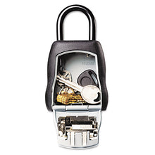 Load image into Gallery viewer, Master Lock® wholesale. Locking Combination 5 Key Steel Box, 3 1-4w X 1 1-2d X 4 5-8h, Black-silver. HSD Wholesale: Janitorial Supplies, Breakroom Supplies, Office Supplies.