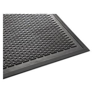 Guardian wholesale. Clean Step Outdoor Rubber Scraper Mat, Polypropylene, 36 X 60, Black. HSD Wholesale: Janitorial Supplies, Breakroom Supplies, Office Supplies.