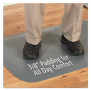 Guardian wholesale. Pro Top Anti-fatigue Mat, Pvc Foam-solid Pvc, 24 X 36, Gray. HSD Wholesale: Janitorial Supplies, Breakroom Supplies, Office Supplies.