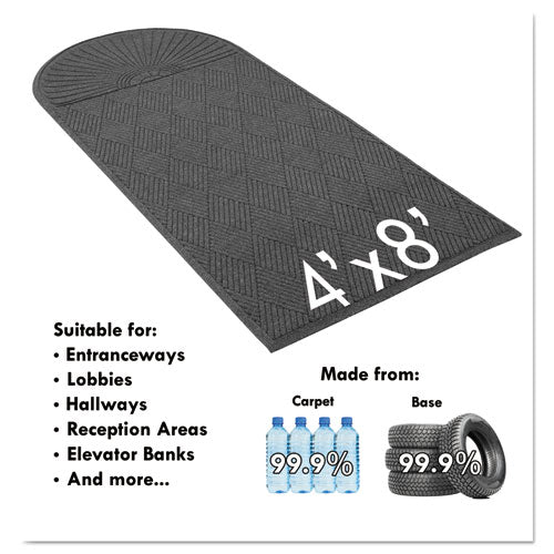 Guardian wholesale. Ecoguard Diamond Floor Mat, Double Fan, 36 X 96, Charcoal. HSD Wholesale: Janitorial Supplies, Breakroom Supplies, Office Supplies.