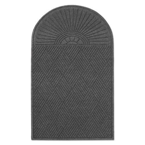 Guardian wholesale. Ecoguard Diamond Floor Mat, Single Fan, 36 X 72, Charcoal. HSD Wholesale: Janitorial Supplies, Breakroom Supplies, Office Supplies.