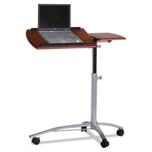 Load image into Gallery viewer, Safco® wholesale. Laptop Computer Caddy, 29.5&quot; X 20&quot; X 27&quot; To 38&quot;, Medium Cherry. HSD Wholesale: Janitorial Supplies, Breakroom Supplies, Office Supplies.