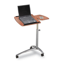 Load image into Gallery viewer, Safco® wholesale. Laptop Computer Caddy, 29.5&quot; X 20&quot; X 27&quot; To 38&quot;, Medium Cherry. HSD Wholesale: Janitorial Supplies, Breakroom Supplies, Office Supplies.