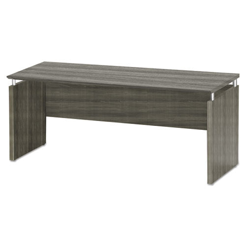 Safco® wholesale. Medina Series Laminate Credenza, 72w X 20d X 29.5h, Gray Steel. HSD Wholesale: Janitorial Supplies, Breakroom Supplies, Office Supplies.