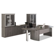 Load image into Gallery viewer, Safco® wholesale. Medina Series Laminate Curved Desk Top, 72&quot; X 36&quot;, Gray Steel. HSD Wholesale: Janitorial Supplies, Breakroom Supplies, Office Supplies.