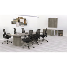 Load image into Gallery viewer, Safco® wholesale. Medina Series Conference Table Base, 23 3-5w X 2d X 28 1-8h, Gray Steel. HSD Wholesale: Janitorial Supplies, Breakroom Supplies, Office Supplies.