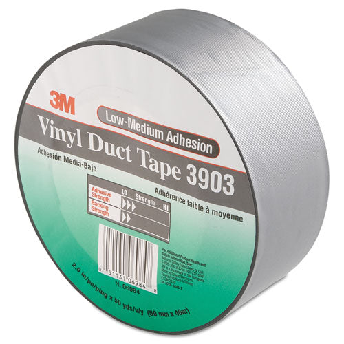 3M™ wholesale. 3M™ 3903 Vinyl Duct Tape, 2" X 50 Yds, Gray. HSD Wholesale: Janitorial Supplies, Breakroom Supplies, Office Supplies.