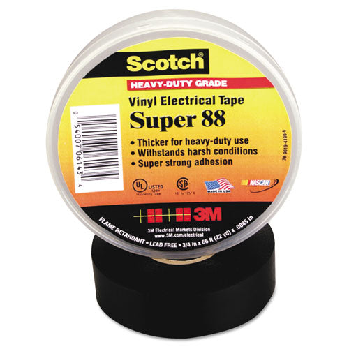 3M™ wholesale. 3M™ Scotch 88 Super Vinyl Electrical Tape, 0.75" X 66 Ft, Black. HSD Wholesale: Janitorial Supplies, Breakroom Supplies, Office Supplies.