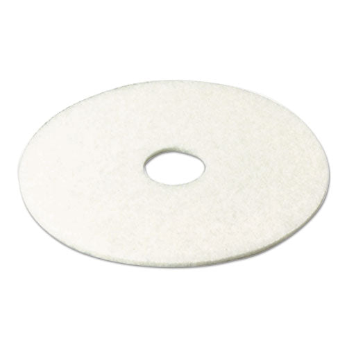 3M™ wholesale. 3M™ Super Polish Floor Pad 4100, 13" Diameter, White, 5-carton. HSD Wholesale: Janitorial Supplies, Breakroom Supplies, Office Supplies.