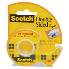 Load image into Gallery viewer, Scotch® wholesale. Scotch™ Double-sided Permanent Tape In Handheld Dispenser, 1&quot; Core, 0.5&quot; X 20.83 Ft, Clear. HSD Wholesale: Janitorial Supplies, Breakroom Supplies, Office Supplies.