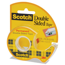 Load image into Gallery viewer, Scotch® wholesale. Scotch™ Double-sided Permanent Tape In Handheld Dispenser, 1&quot; Core, 0.5&quot; X 20.83 Ft, Clear. HSD Wholesale: Janitorial Supplies, Breakroom Supplies, Office Supplies.