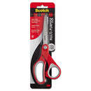 Scotch® wholesale. Scotch™ Multi-purpose Scissors, 8" Long, 3.38" Cut Length, Gray-red Straight Handle. HSD Wholesale: Janitorial Supplies, Breakroom Supplies, Office Supplies.