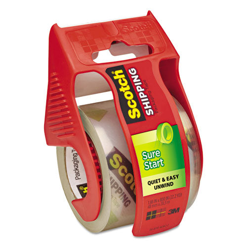 Scotch® wholesale. Scotch™ Sure Start Packaging Tape With Dispenser, 1.5" Core, 1.88" X 22.2 Yds, Clear. HSD Wholesale: Janitorial Supplies, Breakroom Supplies, Office Supplies.