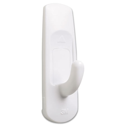 Command™ wholesale. General Purpose Hooks, Medium, 3 Lb Cap, White, 2 Hooks And 4 Strips-pack. HSD Wholesale: Janitorial Supplies, Breakroom Supplies, Office Supplies.