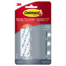 Command™ wholesale. Cord Clip, Round, With Adhesive, 0.75"w, Clear, 4-pack. HSD Wholesale: Janitorial Supplies, Breakroom Supplies, Office Supplies.
