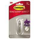 Command™ wholesale. Decorative Hooks, Traditional, Medium, 1 Hook And 2 Strips-pack. HSD Wholesale: Janitorial Supplies, Breakroom Supplies, Office Supplies.