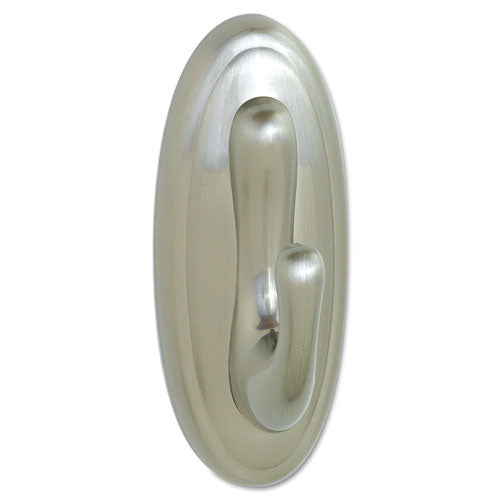 Command™ wholesale. Decorative Hooks, Traditional, Large, 1 Hook And 2 Strips-pack. HSD Wholesale: Janitorial Supplies, Breakroom Supplies, Office Supplies.