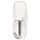 Command™ wholesale. Clear Hooks And Strips, Plastic, Medium, 6 Hooks And 8 Strips-pack. HSD Wholesale: Janitorial Supplies, Breakroom Supplies, Office Supplies.