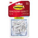 Command™ wholesale. Clear Hooks And Strips, Plastic-wire, Small, 9 Hooks With 12 Adhesive Strips Per Pack. HSD Wholesale: Janitorial Supplies, Breakroom Supplies, Office Supplies.