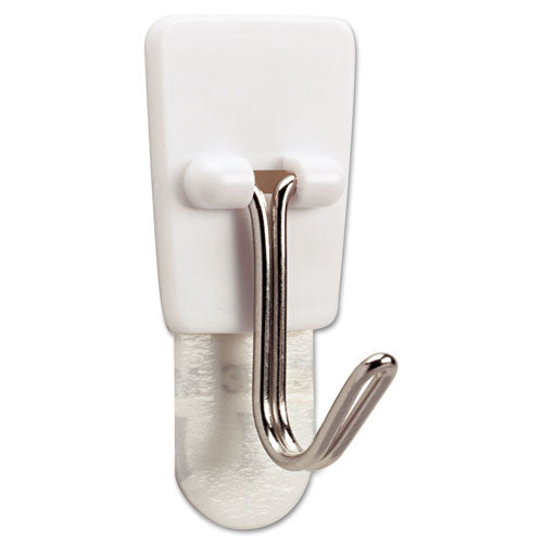 Command™ wholesale. General Purpose Wire Hooks, Small, 0.5 Lb Cap, White, 3 Hooks And 6 Strips-pack. HSD Wholesale: Janitorial Supplies, Breakroom Supplies, Office Supplies.