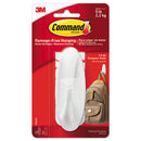 Command™ wholesale. General Purpose Hooks, Large, 5 Lb Cap, White, 1 Hook And 2 Strips-pack. HSD Wholesale: Janitorial Supplies, Breakroom Supplies, Office Supplies.
