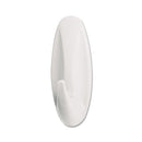 Command™ wholesale. General Purpose Hooks, Large, 5 Lb Cap, White, 1 Hook And 2 Strips-pack. HSD Wholesale: Janitorial Supplies, Breakroom Supplies, Office Supplies.