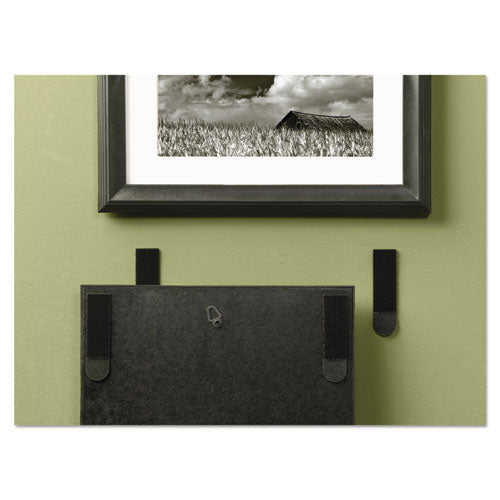 Command™ wholesale. Picture Hanging Strips, Removable, 0.75" X 2.75", Black, 4 Pairs-pack. HSD Wholesale: Janitorial Supplies, Breakroom Supplies, Office Supplies.