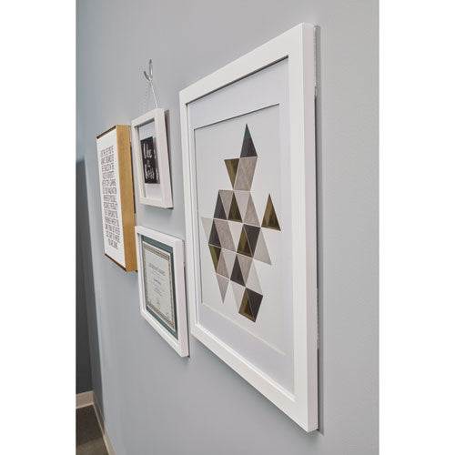 Command™ wholesale. Picture Hanging Strips, Removable, 0.5" X 3.63", White, 4 Pairs-pack. HSD Wholesale: Janitorial Supplies, Breakroom Supplies, Office Supplies.