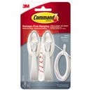 Command™ wholesale. Cable Bundler, White, 2-pack. HSD Wholesale: Janitorial Supplies, Breakroom Supplies, Office Supplies.
