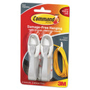 Command™ wholesale. Cable Bundler, White, 2-pack. HSD Wholesale: Janitorial Supplies, Breakroom Supplies, Office Supplies.