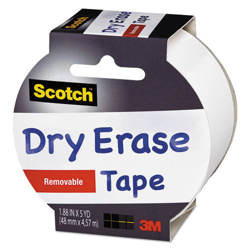 Scotch® wholesale. Scotch Dry Erase Tape, 3" Core, 1.88" X 5 Yds, White. HSD Wholesale: Janitorial Supplies, Breakroom Supplies, Office Supplies.