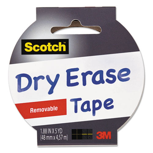 Scotch® wholesale. Scotch Dry Erase Tape, 3" Core, 1.88" X 5 Yds, White. HSD Wholesale: Janitorial Supplies, Breakroom Supplies, Office Supplies.