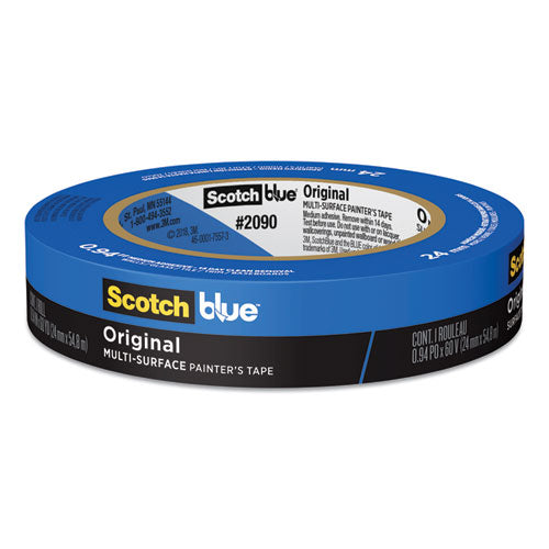 ScotchBlue™ wholesale. Original Multi-surface Painter's Tape, 3" Core, 0.94" X 60 Yds, Blue. HSD Wholesale: Janitorial Supplies, Breakroom Supplies, Office Supplies.